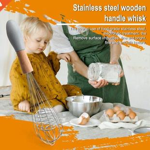 Egg Beater Manual Portable Mlk Foam Chocolate Whsk Househo