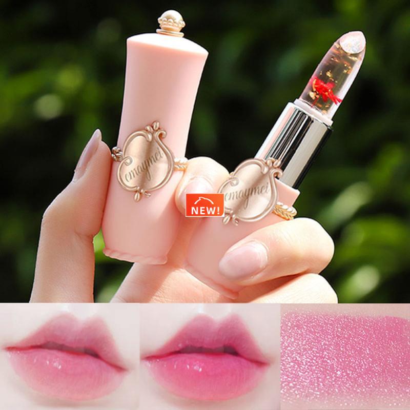 Lip Balm Color Change Flower Transparent Jelly-like Lipstick