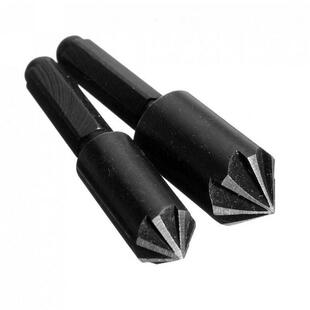 Shank HSS Drill Bit Flute 2pcs Hex Countersink