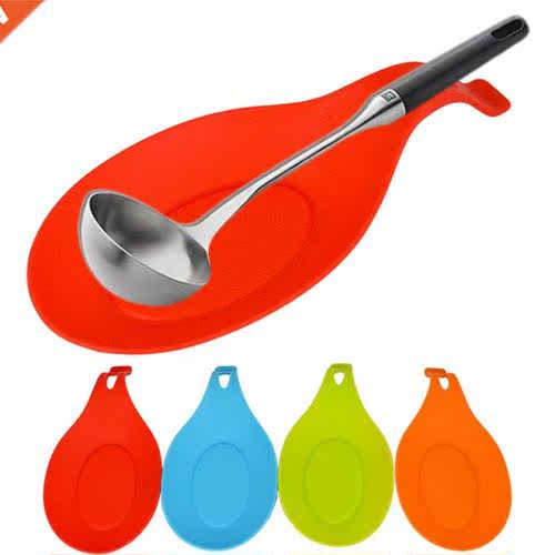 Food Grade Silicone Spoon Mat Silicone Heat Resistant Plac