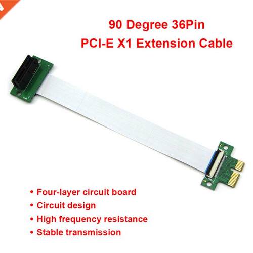 PCI-E PCI Express 36Pin 1X Extender Soft FPC Extension Cable