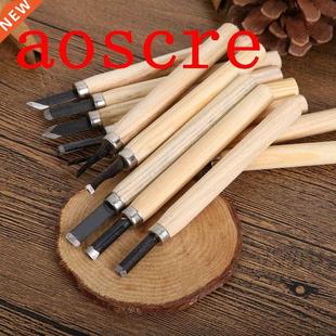 12pcs/ lot Knife Woodcut Tools for Carving wood Hand Woo
