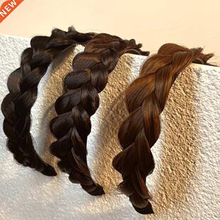 New Fashion Women Hair Band Fishbone Braid Wig Twist Braid H