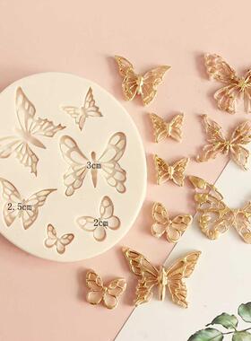 XiaoXiang Butterfly Fondant Silicone Mold Sugarcraft Wedding