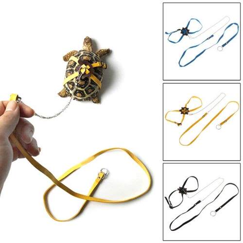 Pet Harness Reptile Leash Turtle Lizard Adjustable Outdoor T