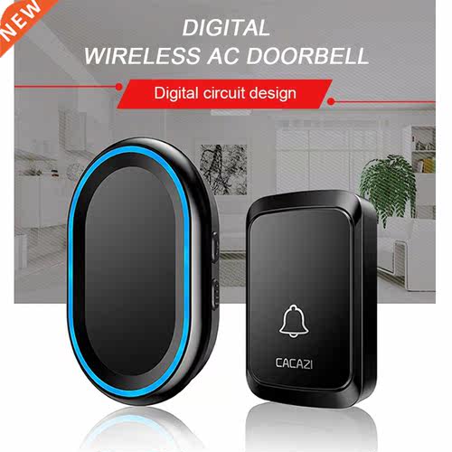Smart Wireless Doorbell Home Waterproof AC Doorbell 300M 20-