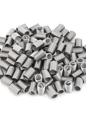 100pcs M10 Threaded inserts Wire Screw Sleeve Thread Repairi