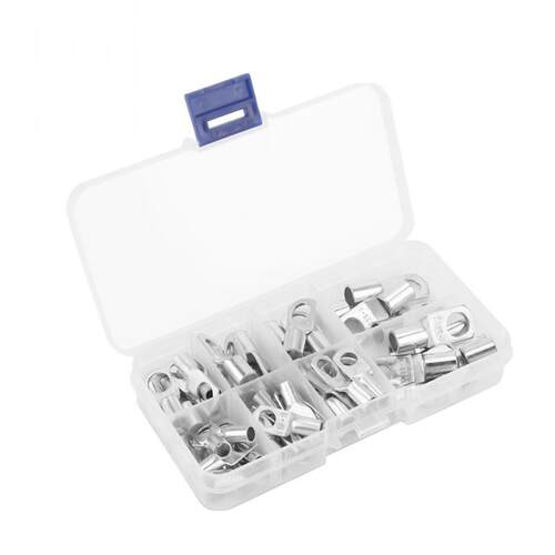 60Pcs Tinned Copper Terminals Cable Wire Connector 8 Types A