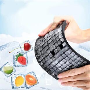 160 Grid Food Grade Silicone Ice Tray Home  Ice Cube Mold