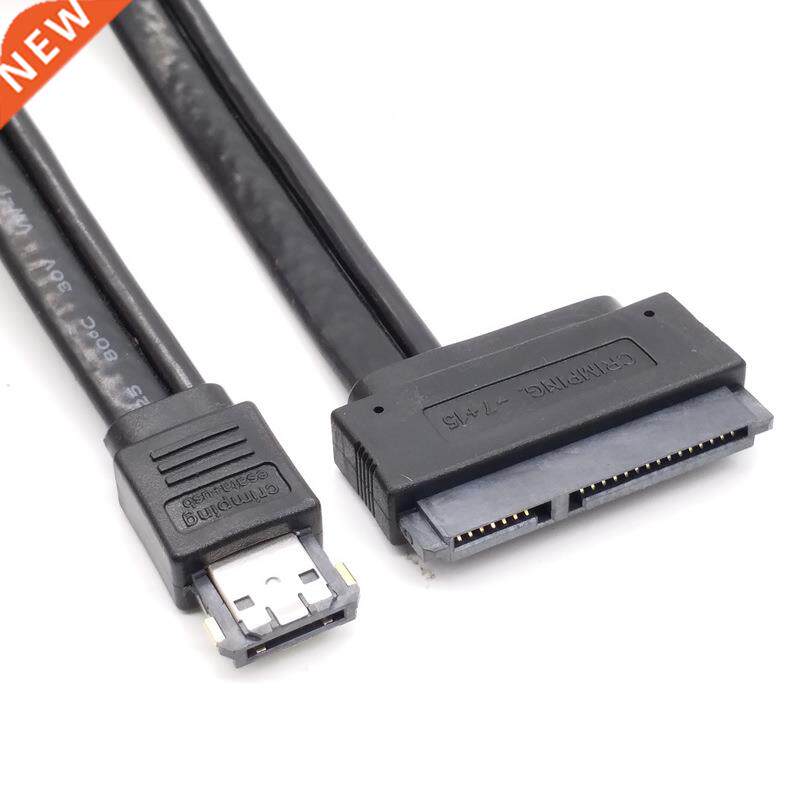 New Dual Power Esata Usb 12v 5v Combo To 22pin Sata Usb Hard