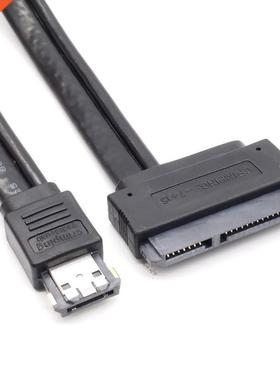 New Dual Power Esata Usb 12v 5v Combo To 22pin Sata Usb Hard