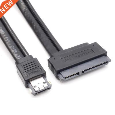 New Dual Power Esata Usb 12v 5v Combo To 22pin Sata Usb Hard
