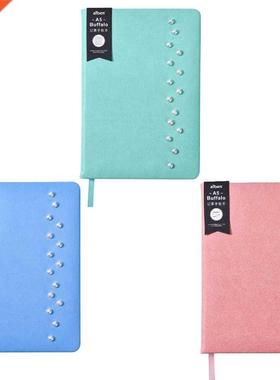 A5 Business Leather Notebook Journal Agenda Lined Paper Diar