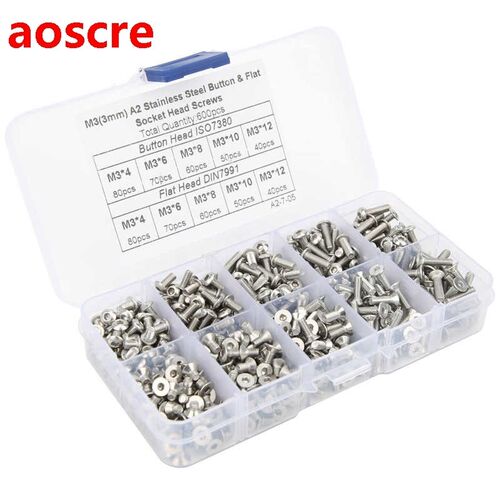 Hex Screws Hex Head Screws  Screws Screw Organizer Button He
