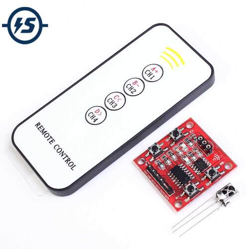 Electronic  Kit 4-Channel Infrared Receiver Learning Modu