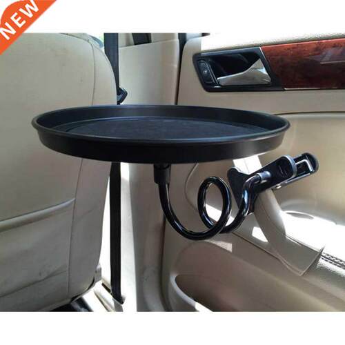 Car Food Tray with Clamp Bracket Folding Dining Table Drink