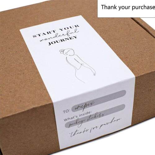 10-30Pcs Thank You For Your Purchase Stickers Small usiness