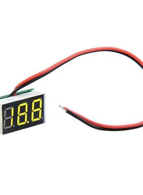 LED Volt Meter Gauge DC 2.5-0V Yellow LED -Display Panel M