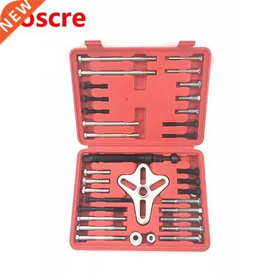 46Pcs Harmonic Balancer Kit Gear Puller Steering Wheel Crank