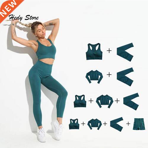 2022 Seamless Yoga Set Women Sport Set Workout Clothes for W