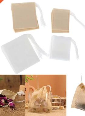 100Pcs/Lot Paper Tea Bags Filter Empty Drawstring Teabags fo