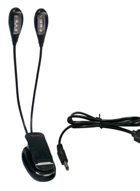 Super Bright 8 LED Book Reng Table Lamp Goosenecks Clip-o