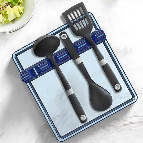 Storing Spoon Pan Lid Shelf Mould Spoon Hol Silicone Mold