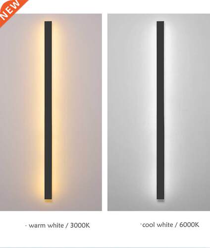 LED Outdoor Long Wall Light Modern Waterproof IP65 villa Por
