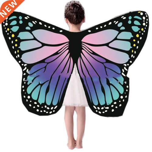 Soft Fabrc Butterfly Wngs Shawl Fary Lades Nymph Pxe C