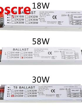 T8 220-240V AC 2x58W Wide Voltage Electronic Ballast Fluores