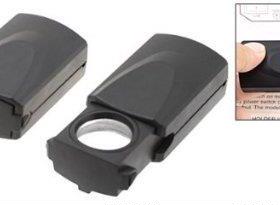 30x Foldaway Eye Loupe Gemstone Magnifier with LED Light