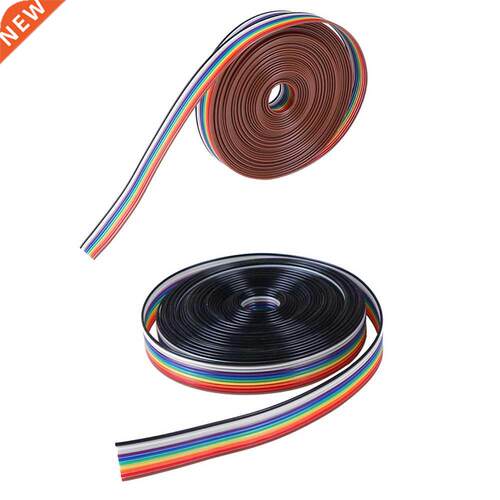 5meters Ribbon Cable 10WAY Flat Color Rainbow Ribbon Cable W