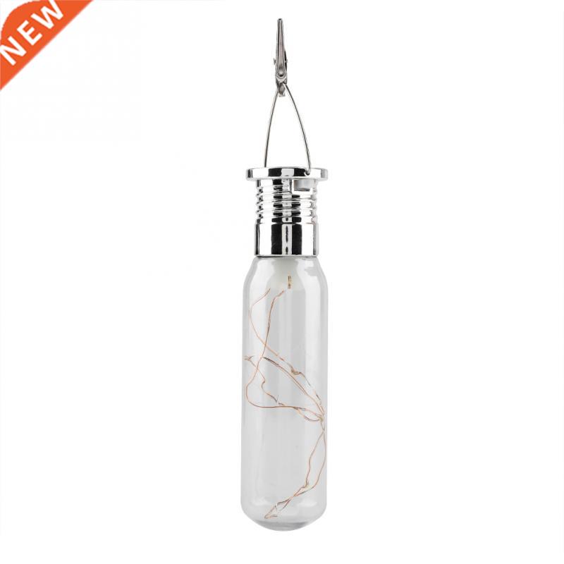 Solar Powered LED Hanging Light Bulb Home Bedroom Night Lamp