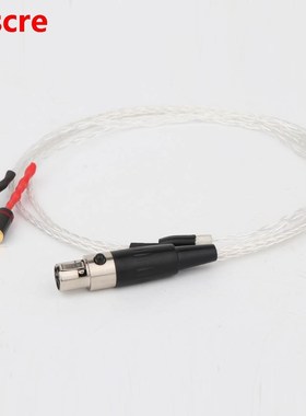 Preffair 8Cores Silver Plated Earphone Cable Replacement cab