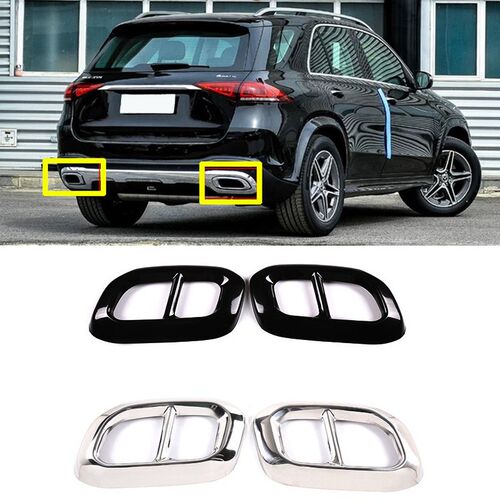 Car Styling Tail Throat Decor Frame  Mercedes Benz GLC GLE W