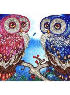 Cute Owl 5D Diamond Painting Embroidery Needlework Rhineston