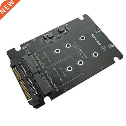 M.2 SSD to U.2 Adapter 2 in 1 M.2 NVMe + M.2 SATA NGFF SSD t