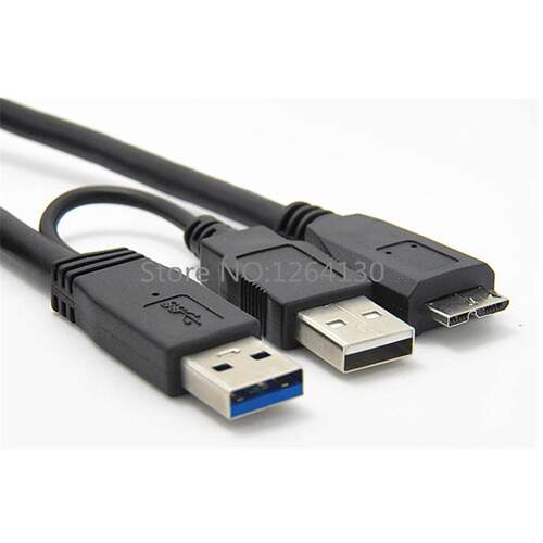 USB .0 A Y USB 2.0 male to Micro B Power Data Cable For Mo
