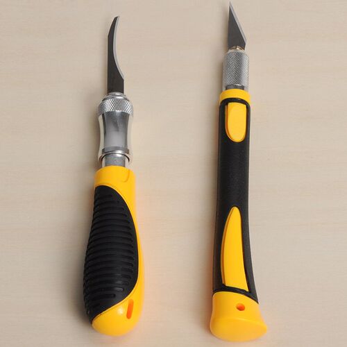 New 2pcs Carving Handle with 10 pcs SK5 Blades Wood Carving