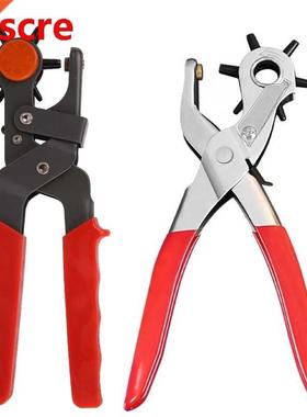 Leather Belt Hole Punch Eyelet Hole Puncher Plier Revolve D