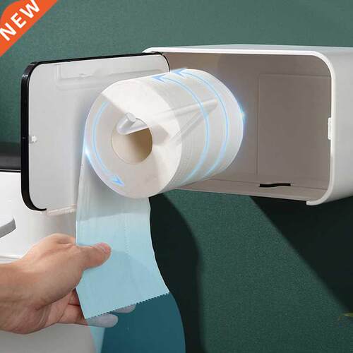 ECOCO Waterproof Tissue Box Wall Mounted Paper Roll Holder P