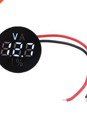 Blue Digital Voltage Indicator 2 Wires DC 8-150V 12V/24V/60V