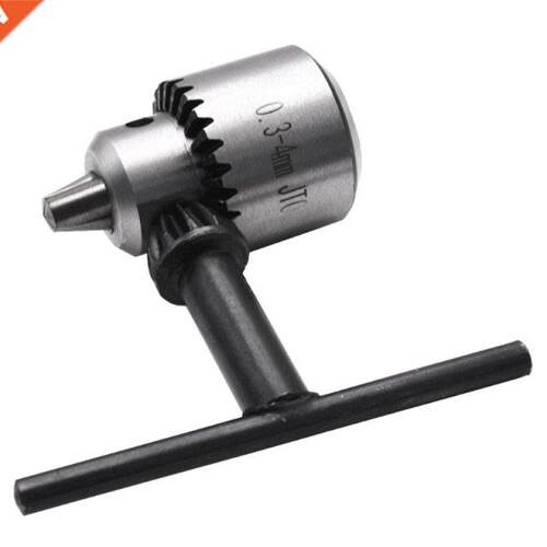 4x Micro Motor Drill Chuck Clamp 0.3-4mm With Key 3.17mm Sha