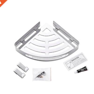 Stainless Steel Triangle Basket Bathroom Shelf Suction Wall