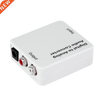 TV Optical SPDIF/Coaxial to RCA L/R Analog Converter Headpho