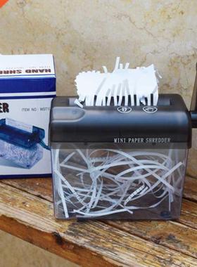 Mn Manual Shredder Portable A6 Hand Paper Cuttng Shredder