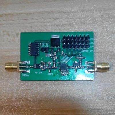 Radio frequency programmable amplifier (0.1-1000MHz, gain 52