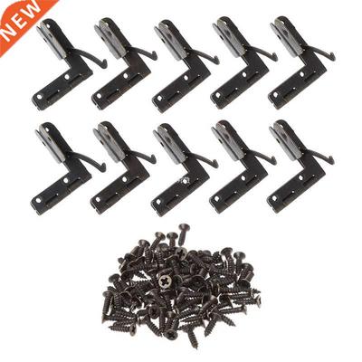 10pcs 90 Degree Angle Aircraft Shape Box Hinges Wooden Case