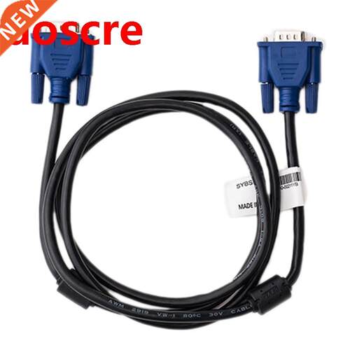 Monitor Video Cable, VGA Computer Host Connected To Video Ca
