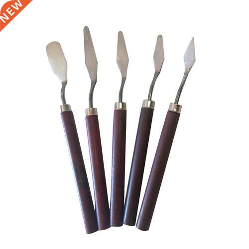 5pcs Spatula Palette Professional Kit Painting Mixing Fine